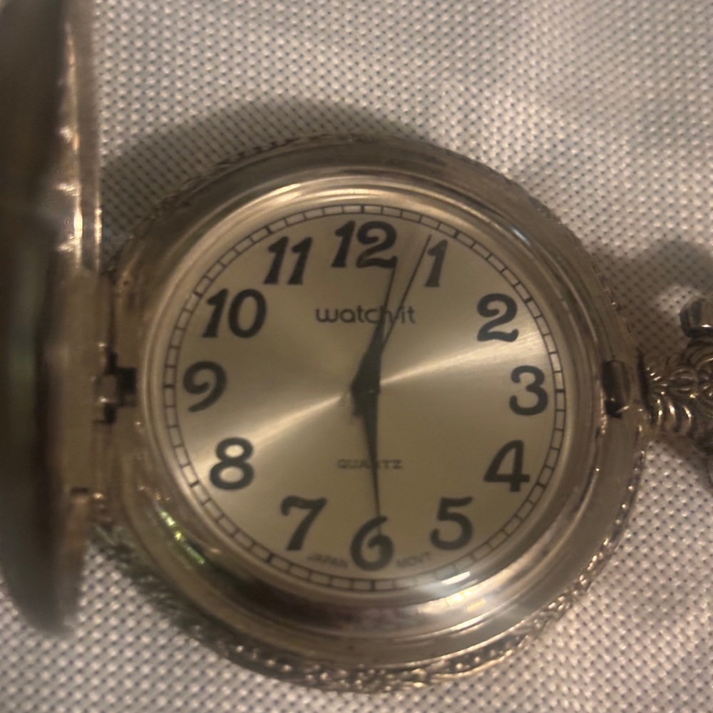 Watchit Silver Pocket Watch